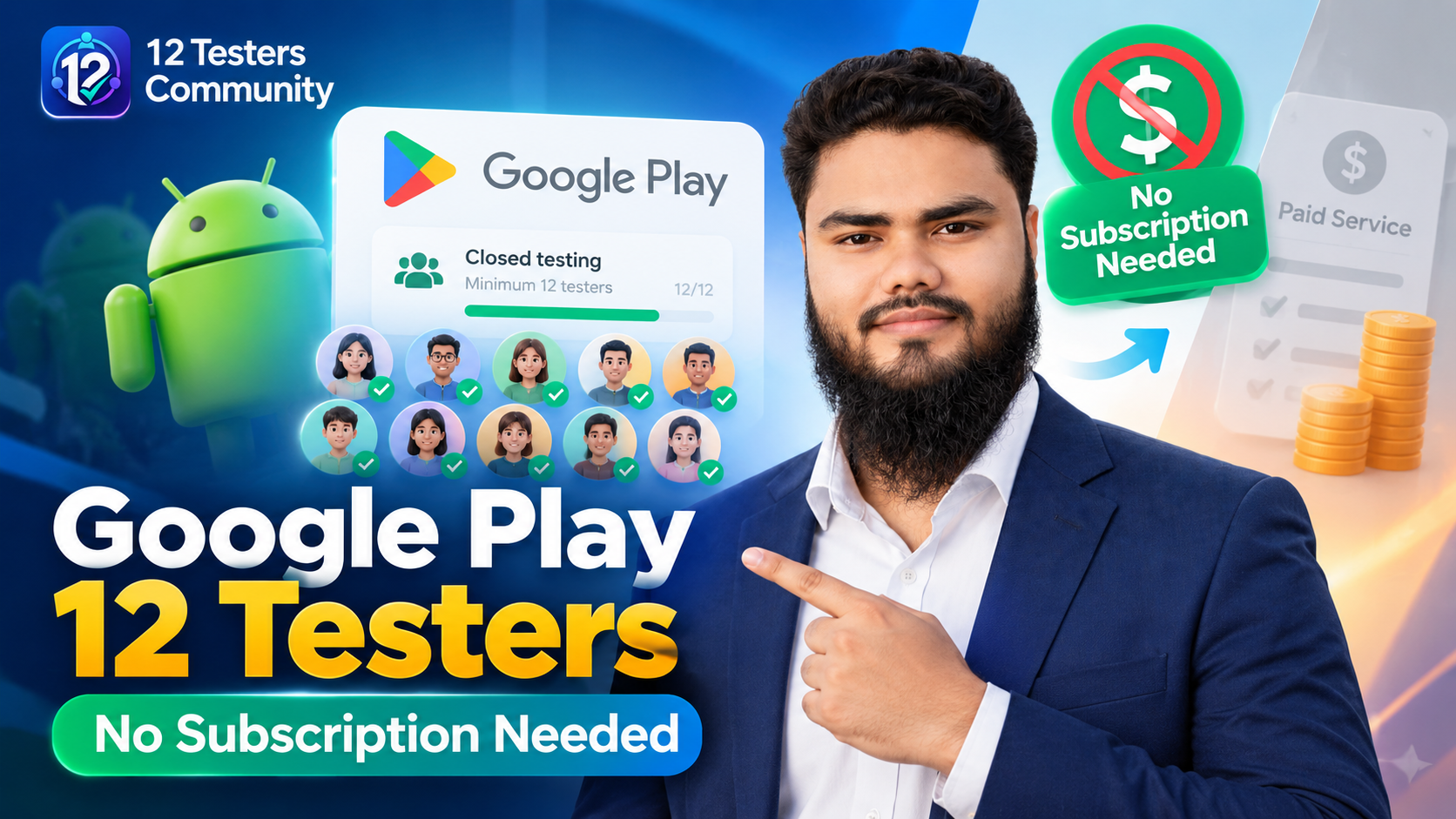 Google Play 12 Testers: No Subscription Needed — Free vs Paid Options in 2026